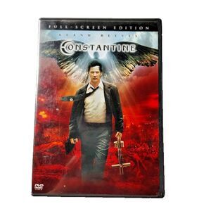 Constantine DVD 2005 Movie Keanu Reeves Supernatural Thriller R Full Screen